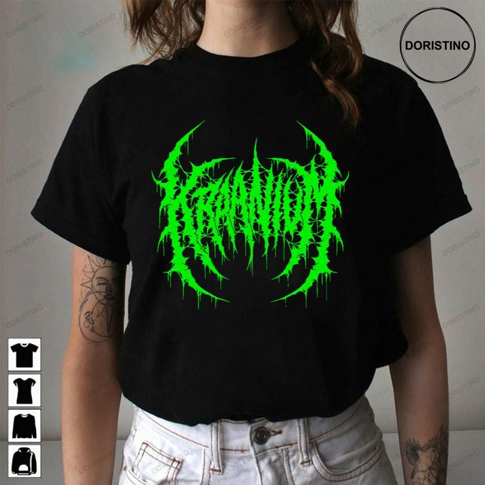 Green Kraanium Logo Death Metal Trending Style